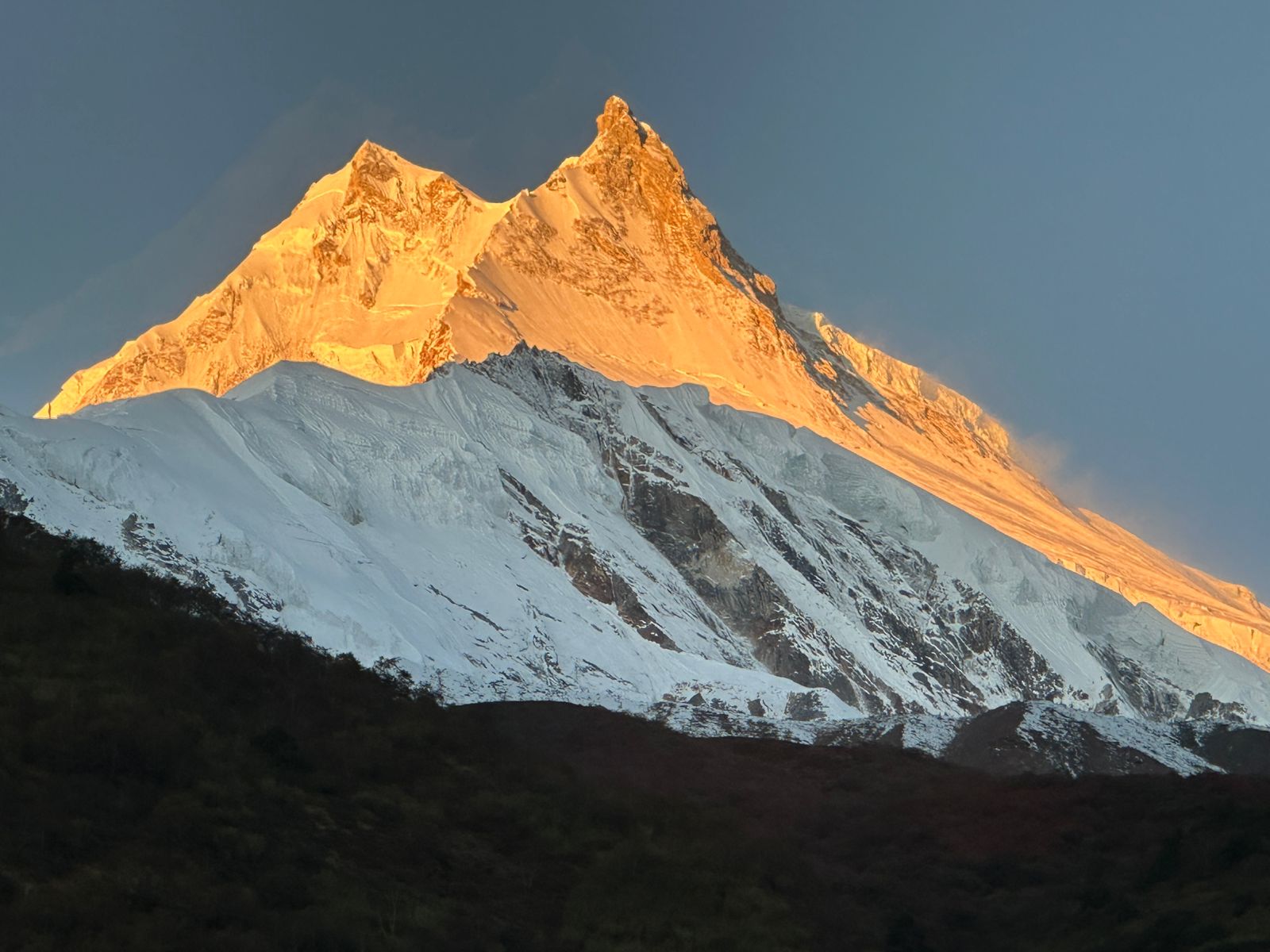 Manaslu Circuit Trek mountain valley view